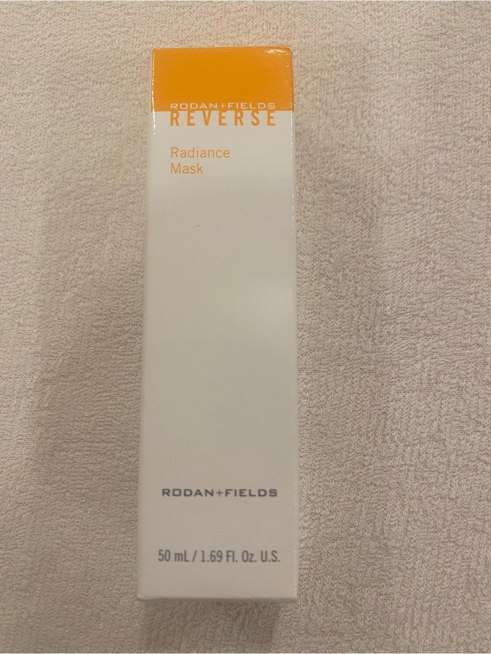 Rodan + Fields Radiance Mask - White & Orange Accent